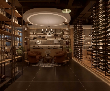 Modern Wine Cellar/Wine Tasting Room-ID:756952052