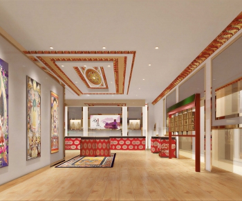 New Chinese Style Exhibition Hall-ID:772279027