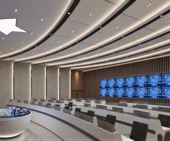 Modern Exhibition Hall-ID:877758989