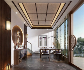 New Chinese Style Dining Room-ID:265010125