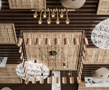 Modern New Chinese Style Chinese Style Suspended Ceiling-ID:398267983
