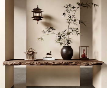 Wabi-sabi Style Console-ID:753166916