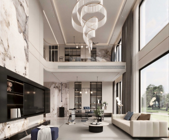 Modern A Living Room-ID:688513044