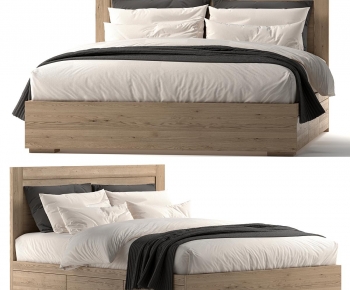 Modern Double Bed-ID:483033907