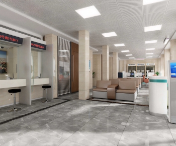 Modern Office Reception Desk-ID:969084982