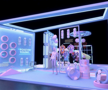 Modern Exhibition Hall-ID:215244052