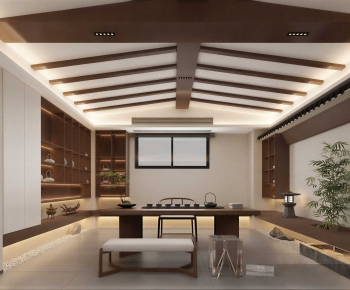 New Chinese Style Tea House-ID:349652053