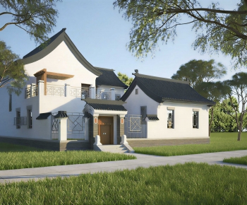 New Chinese Style Detached Villa-ID:439280037