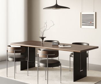 Modern Dining Table And Chairs-ID:376013046