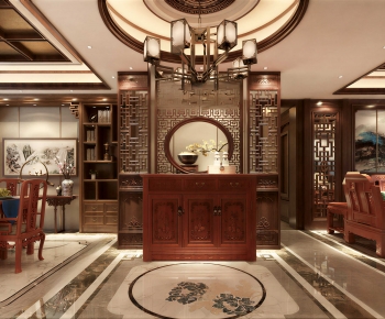Chinese Style Hallway-ID:941555024