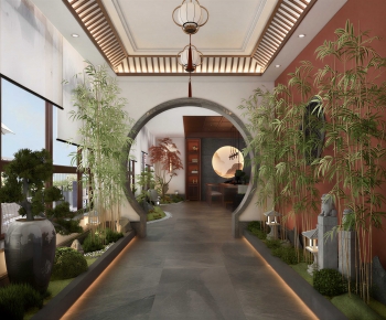 New Chinese Style Office Aisle-ID:815781126