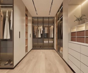 Modern Clothes Storage Area-ID:720386984
