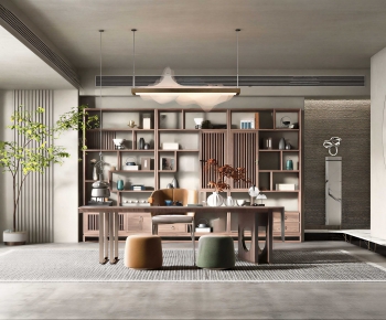 New Chinese Style Tea House-ID:769134044