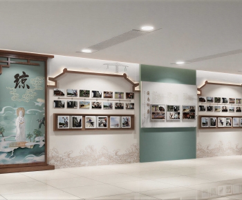 New Chinese Style Exhibition Hall-ID:664697897