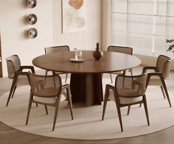 New Chinese Style Dining Table And Chairs-ID:718978882