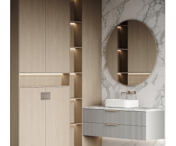 Modern Bathroom Cabinet-ID:177046061