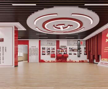Modern Exhibition Hall-ID:855898951