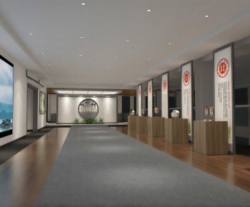 New Chinese Style Exhibition Hall-ID:598922014