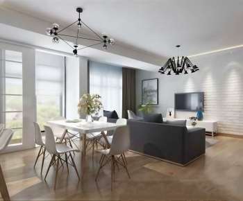 Nordic Style A Living Room-ID:570229057