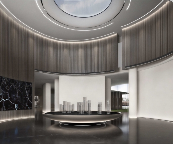 Modern Exhibition Hall-ID:720458038