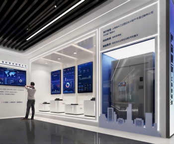 Modern Exhibition Hall-ID:504967933