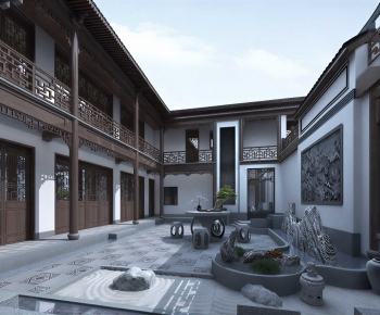 Chinese Style Courtyard/landscape-ID:938889981