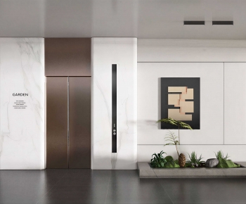 Modern Office Elevator Hall-ID:893532044