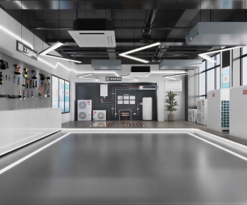 Modern Exhibition Hall-ID:577652933