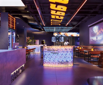 Modern Barbecue Restaurant-ID:495433094