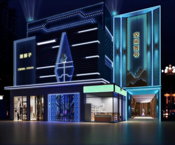 Modern Facade Element-ID:905178075