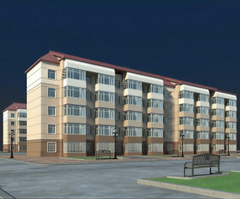 Modern Residential Building-ID:733798987