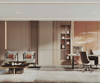 New Chinese Style Manager's Office-ID:263180734