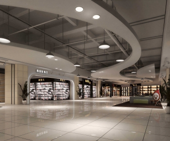 Modern Shopping Mall-ID:484581951