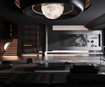 Modern A Living Room-ID:402616986