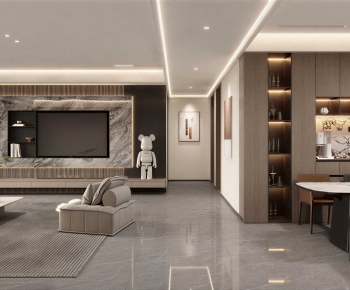 Modern A Living Room-ID:212352045