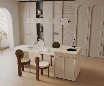 Modern Dining Table And Chairs-ID:749806887