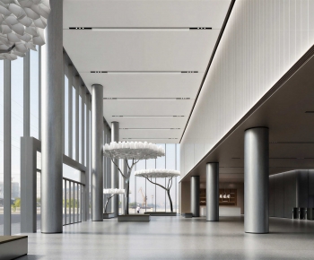 Modern Office Reception Desk-ID:888607984