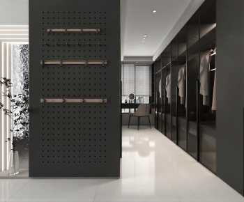 Modern Clothes Storage Area-ID:633149157