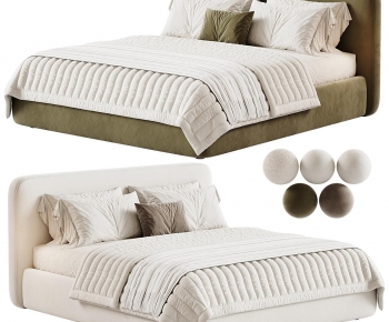 Modern Double Bed-ID:989310034