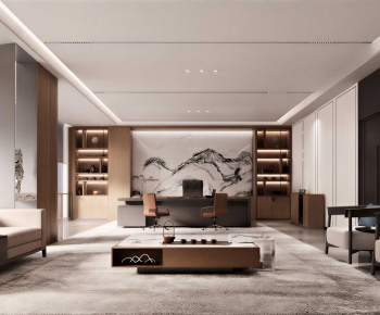 New Chinese Style Manager's Office-ID:705703978