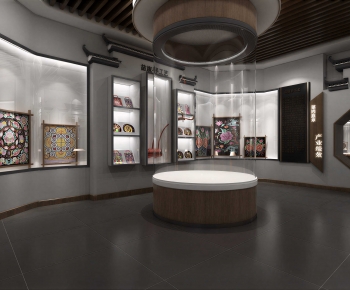 Modern Exhibition Hall-ID:694742925