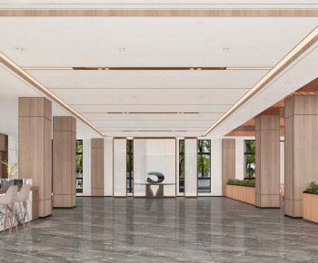 Modern Office Reception Desk-ID:148196947