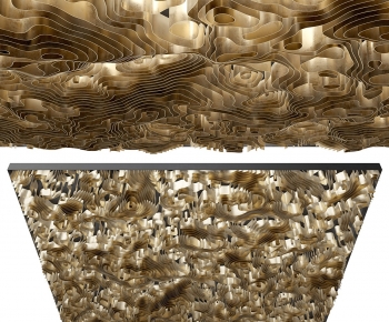 Modern Suspended Ceiling-ID:672389032