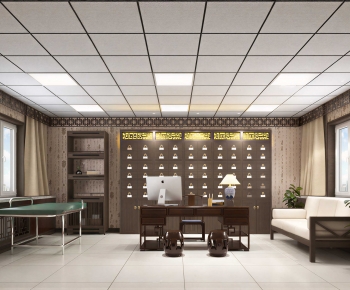 New Chinese Style Hospital-ID:496938944