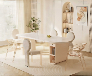 Modern Dining Table And Chairs-ID:542464024