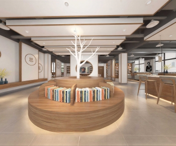 Modern Bookstore Book Bar-ID:612677106