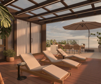 Modern Leisure Balcony-ID:960288052