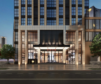 Modern Facade Element-ID:706623082