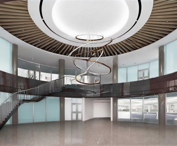 Modern Office Reception Desk-ID:215868955