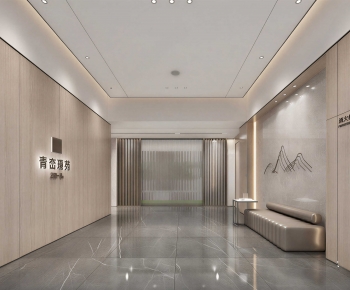 Modern Office Reception Desk-ID:114365105